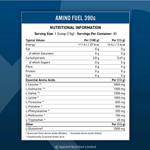 Applied Nutrition Amino Fuel Eaas 30 Srv Tang Sabor Orange Strawberry
