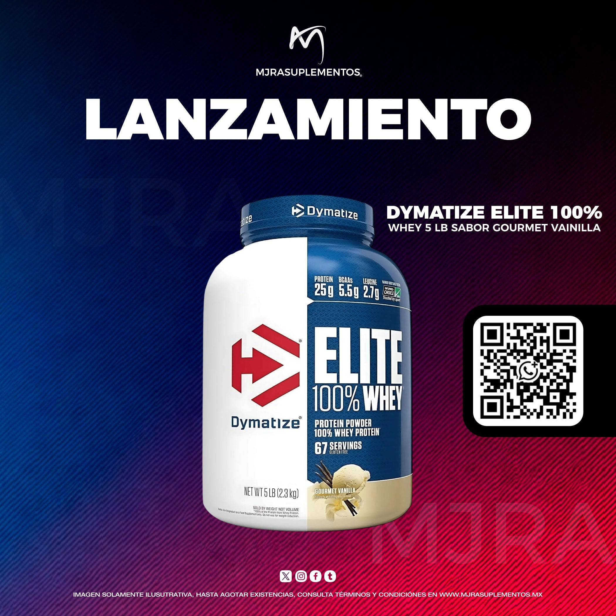 Dymatize ISO100 Proteína Aislada Hidrolizada de Suero, Vainilla, 5 libras, 25 gr proteína por porción, Sin Gluten