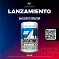 GAT SPORT 100% Monohidrato de creatina en polvo - 1000 gr - 200 porciones - Para hombres y mujeres - Sin Sabor - 100'% Creatina Micronizada de alta pureza