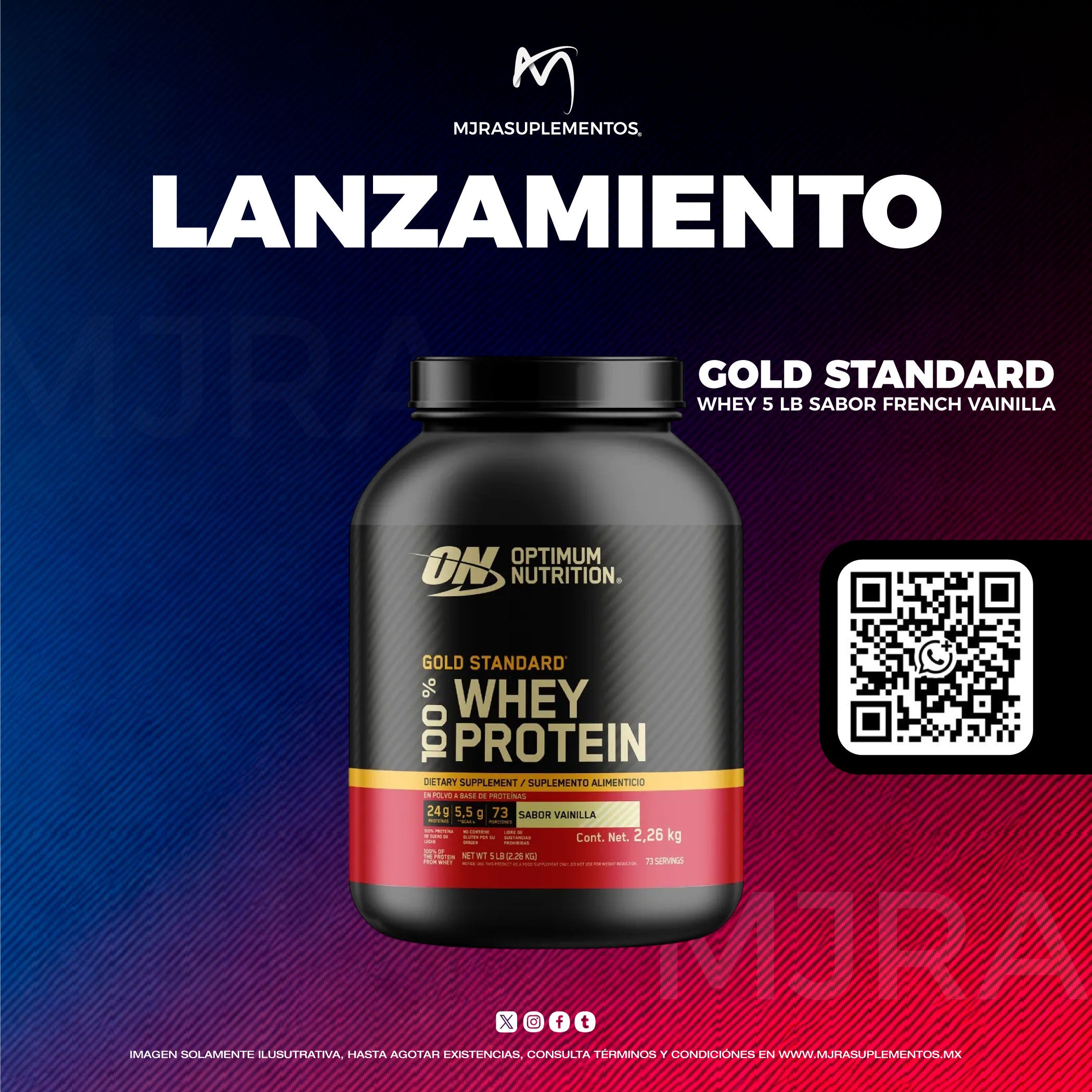 100% WHEY GOLD STANDARD 5 LBS OPTIMUM NUTRITION